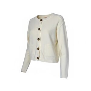Free People Luna Cardigan Women's Cream Sweater - Small